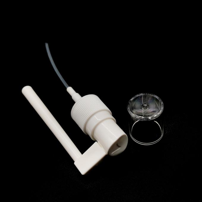 白いプラスチック医学の長いスプレー ノズルの口頭口のスプレー ポンプ鼻のスプレーヤー