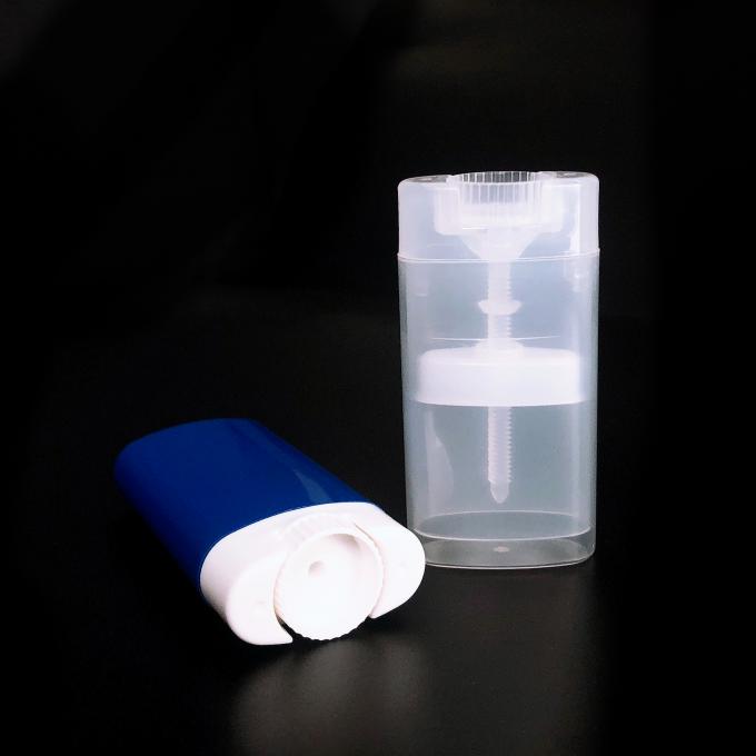 15g空の小型プラスチック口紅の管のリップ・クリームのびんの防臭剤棒の容器