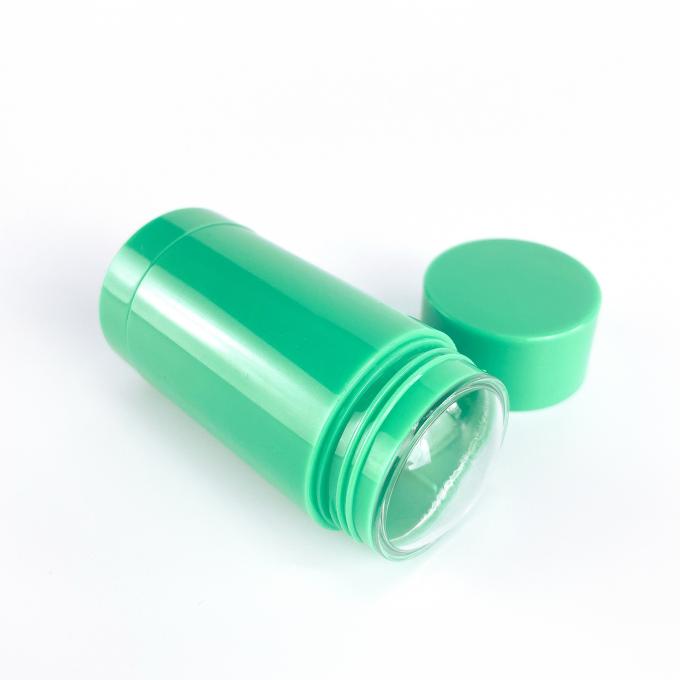 注文の空のリップ・クリームの容器の口紅の管の弾丸の形のあたりの30ml緑のプラスチック